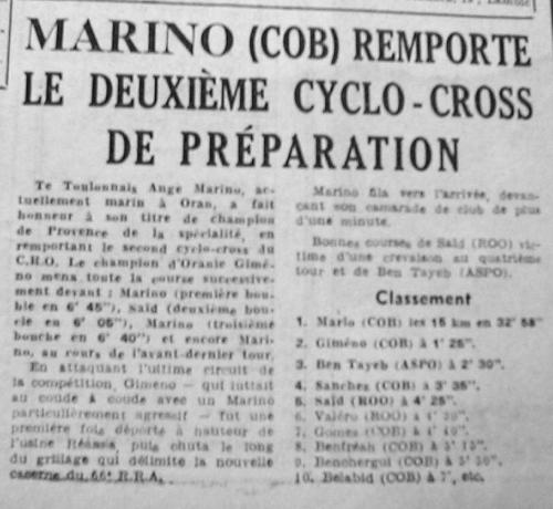 ECHO D'ORAN - Le Cyclisme