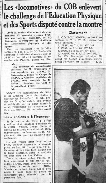 ECHO D'ORAN - Le Cyclisme