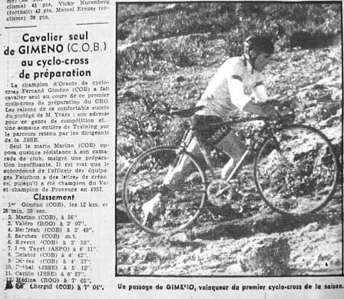 ECHO D'ORAN - Le Cyclisme