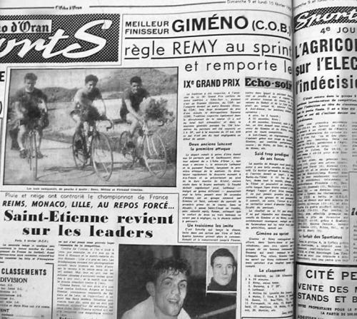 ECHO D'ORAN - Le Cyclisme